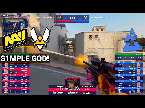 S1mple shows he's BETTER than ZywoO - NaVi vs Vitality (CS:GO) | BLAST Premier Spring Series 2020