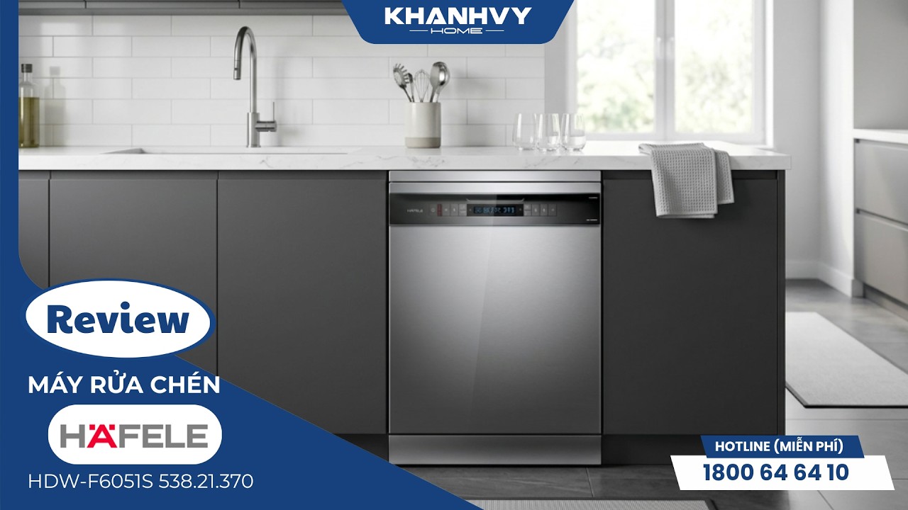 Máy rửa chén Hafele HDW-F6051S 538.21.370