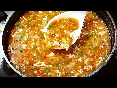 Chicken Hot and Sour soup | Restaurant style Spicy chicken soup Recipe by Cook with Farooq