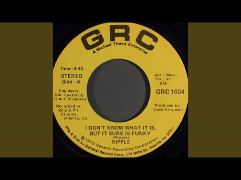 I Don’t Know What It Is, But It Sure Is Funky