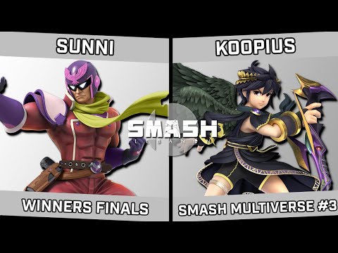 Sunni (Captain Falcon) vs Koopius (Dark Pit) - Smash Multiverse #3 - Winners Finals