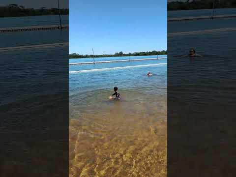 praia de Rosana, divisa com Paraná