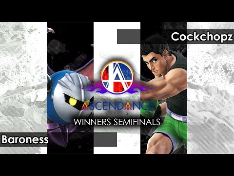 Smash 4: Baroness (MetaKnight) V PBG | MNK | Cockchopz (Little Mac) - Ascendance 36 Tournament SSB4