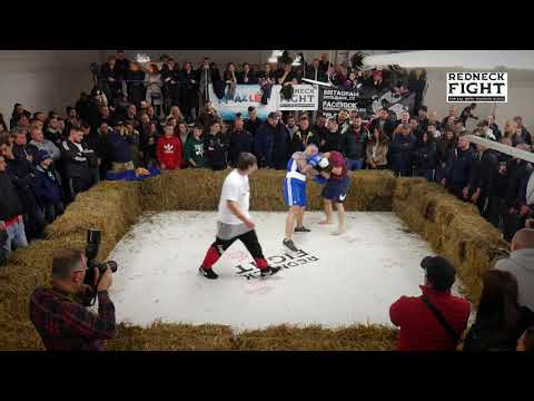 Redneck FIght - boxing without weight difference - Josef Lacina vs Tomáš Lavu