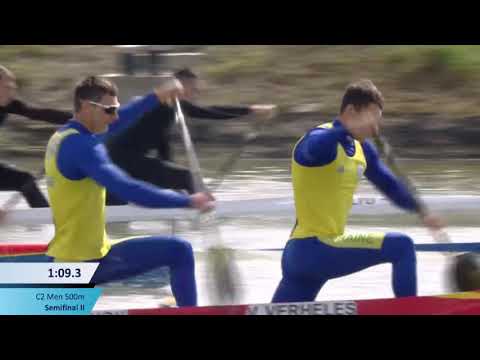 C2 men 500m semi-final II ICF Canoe-Kayak Sprint World Cup Szeged 2021