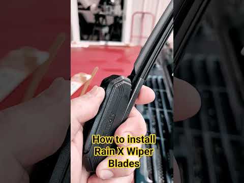 How to install  Rain X Wiper Blades