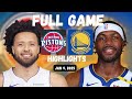 Detroit Pistons Vs Golden State Warriors NBA Full Game Highlights January 9 2025 NBA Season