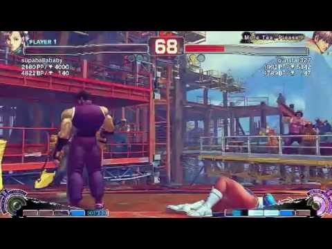 USF4: Chun-Li (supaballababy) vs Guy (gunstar327)