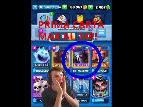 PRIMA CARTA MAX al 14!!! SONO TROPPO EMOZIONATO!! - Clash Royale