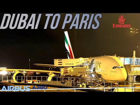 Christmas Long-Haul Experience | Emirates A380-800 | Dubai to Paris | Economy Class | Trip Report