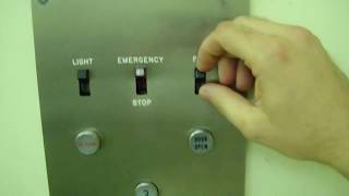 preview picture of video 'Dominion Hydraulic elevator #2 w/Jimster586 @ Bedford Memorial Hospital Bedford VA'