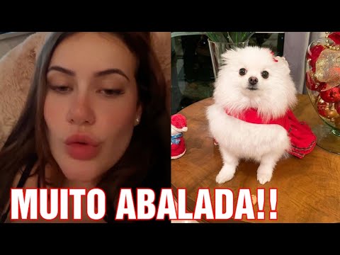 Lais Bianchessi fica muito abalada após morte da sua cachorrinha de estimação, Rezende visita #adr