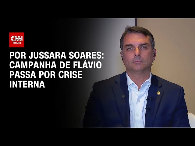 Análise: Pré-campanha de Flávio Bolsonaro passa por crise interna | CNN 360°
