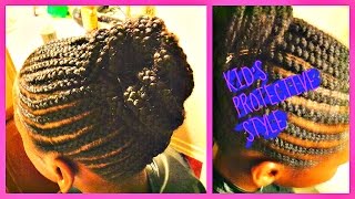 Natural Hair Braids for Kids: Fourth of July Hairstyles Protective styles Supa Natural