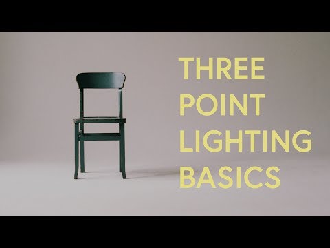 Three Point Lighting Basics for Photography/Video