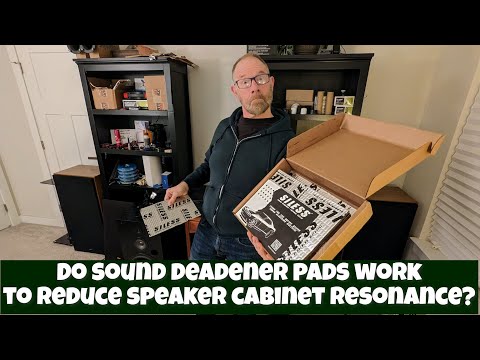Do Sound Deadener Pads Work to Reduce Speaker Cabinet Resonance? Lining enclosure with Siless 80 mil