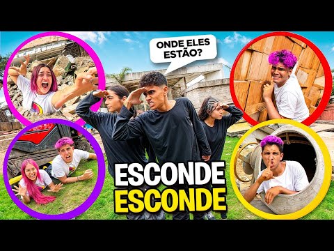 ESCONDE ESCONDE CONTRA OS VALENTÕES *Pique esconde na obra !