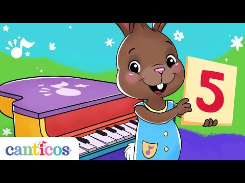 Canticos | The Senses /  Los Sentidos | Nursery Rhymes in English & Spanish | Preschool Vocabulary