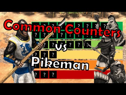 PIKEMAN | Best COMMON Counters | Tierlist | Age of Empires 2