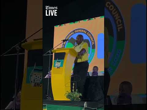 Inside plenary where party president Cyril Ramaphosa addressed 1800 delegates attending the NGC.