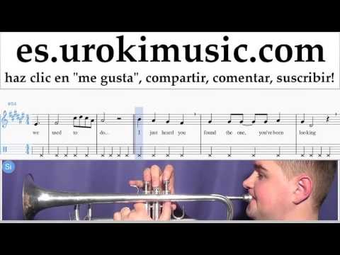 Tutorial de Trompeta Charlie Puth & Selena Gomez - We Don't Talk Anymore Clases Notas Parte#2 um-927