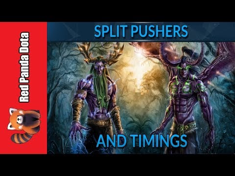 HOW TO SPLIT PUSH AT THE RIGHT TIME AND SPLIT PUSHERS