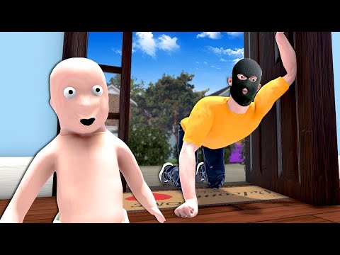 BABY HIDES FROM ROBBER! - Who's Your Daddy 2