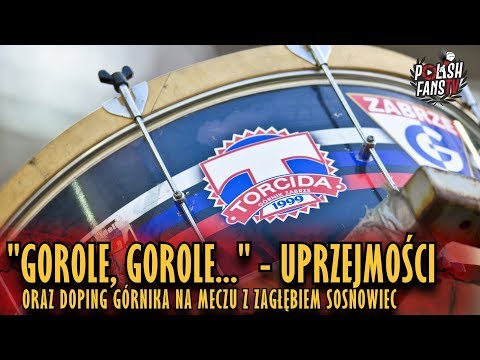 "GOROLE, GOROLE..." - uprzejmości oraz doping Górnika na meczu z Zagłębiem Sosnowiec (23.02.2019 r.)