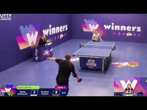 WINners CUP table 1  08.12  Syksa Aleksandr - Arzanov Dmitrii  21:30