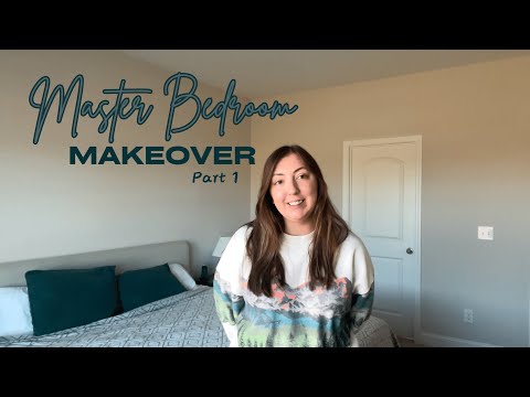 master bedroom makeover pt. 1 | adding picture frame molding