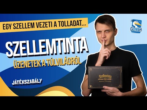 Szellemtinta - Üzenetek a túlvilágról játékszabály - Gémklub