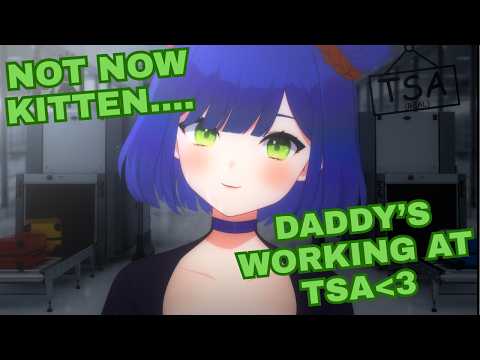 【ASMR】smug TSA agent inspects you for contraband😏 💊  | patting you down😴 | roleplay ✈️💙#3DIO #asmr