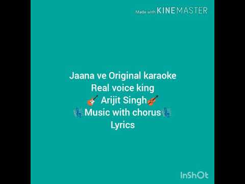 Jaana ve original karaoke creat by sraaj