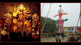 preview picture of video '# Durga Puja # /decoration for rajgangpur ocl  night shooting/'