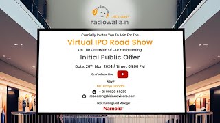 IPO Meet - Radiowalla Network Limited