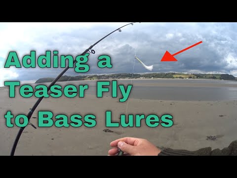 Adding a Teaser Fly to Bass spinning lures