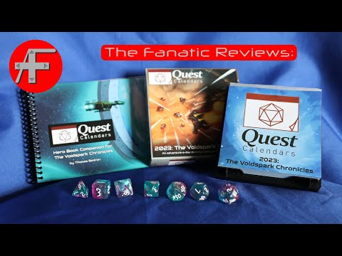 The Fanatic Reviews Quest Calendars 2023: The Voidspark Chronicles - a daily RPG by Sundial Games