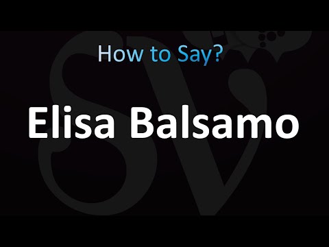 How to Pronounce Elisa Balsamo (Italian)