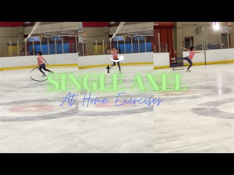 How to do a SINGLE AXEL (off the ice)
