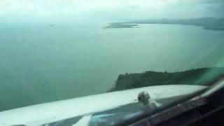preview picture of video 'visual approach and landing to tacloban runway 18 a320'