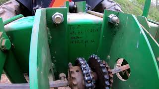 Setting Seed Population On John Deere Two Row Planter