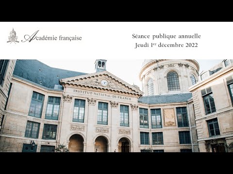 Séance publique annuelle jeudi 1er décembre 2022 à 15h