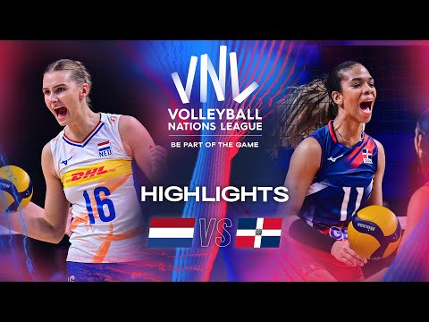 🇳🇱 NED vs. 🇩🇴 DOM - Highlights | Week 2 | Women's VNL 2024