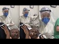Enfermeira Louvando Com O Irmão Lázaro No Hospital