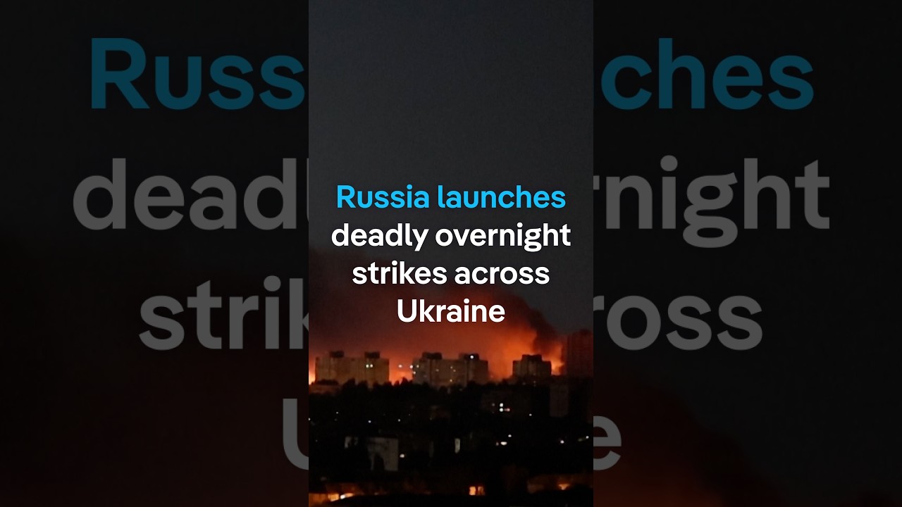 Russia strikes Ukrainian cities overnight, killing at least 13 people
