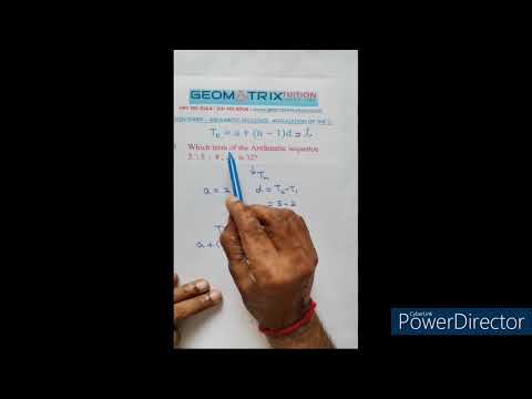 Geomatrix: Grade 12 Maths - Arithmetic Sequence Lesson Three