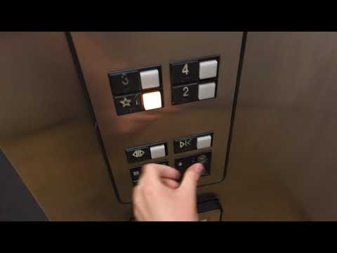 Unique, Slow Otis Series 1 Hydraulic Elevator at The Warwick Building, Wilmington, NC