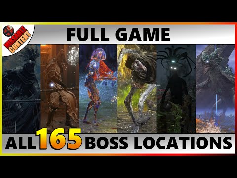 ELDEN RING All 165 Boss Locations (Main Bosses, Optional Bosses, Mini Bosses, Secret Bosses)