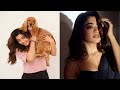 Rashmika Mandanna Dog Kiss Raju Roy Rashmika Mandanna Hot Sence Rashmika Mandanna Hot Gym