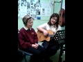 Me and Cerys singing Silent night